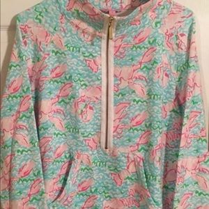 LILLY PULITZER LOBSTAH ROLL SKIPPER POPOVER HTF